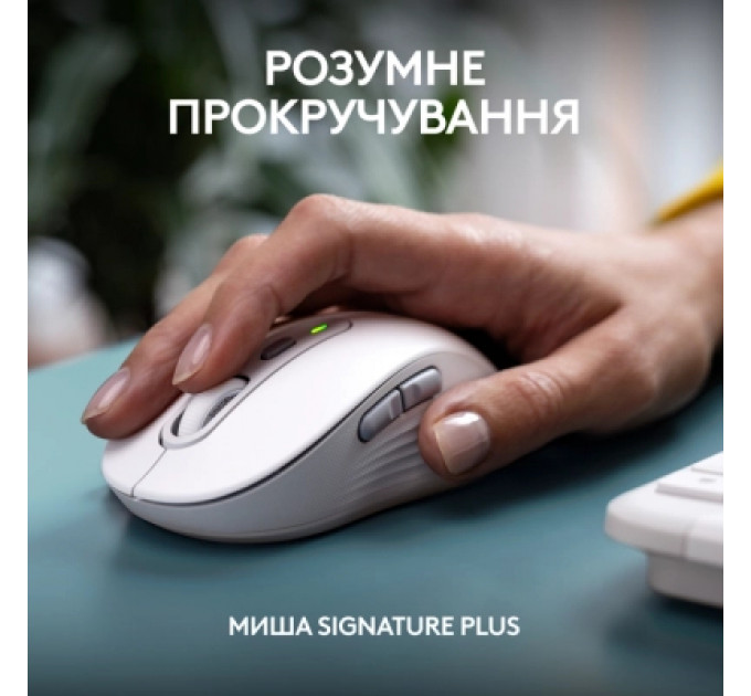 Комплект Logitech MK950 Bluetooth/Wireles UA Off-White (920-012491)