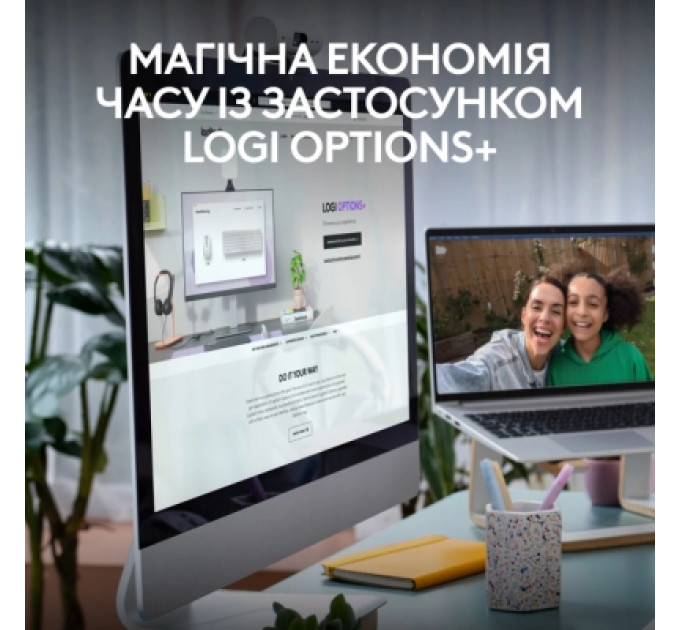 Комплект Logitech MK950 Bluetooth/Wireles UA Off-White (920-012491)