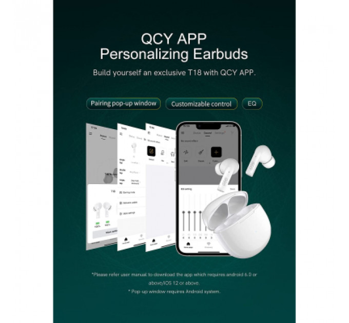 Навушники QCY T18 White (1052463)