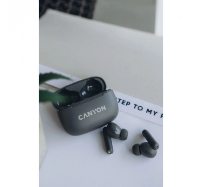 Навушники Canyon TWS-10 OnGo ANC ENC Graphite (CNS-TWS10B)