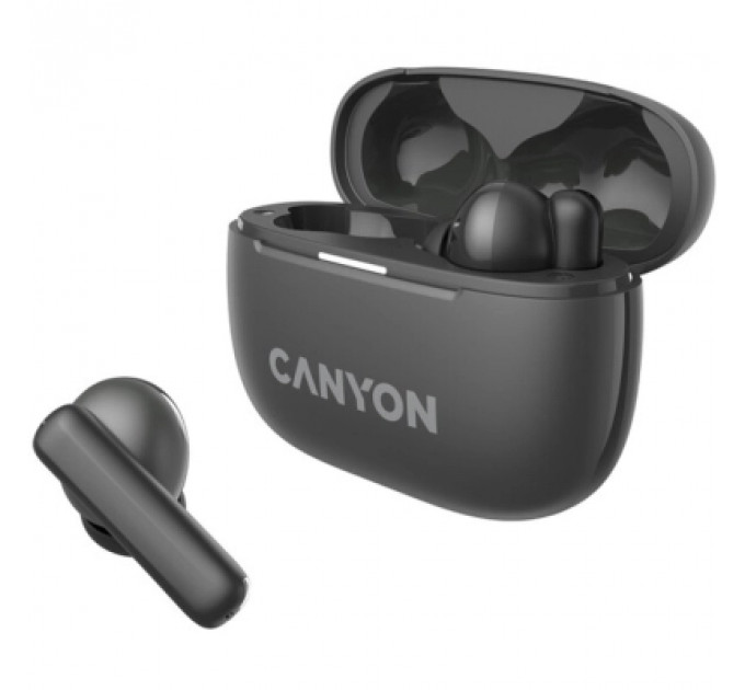 Навушники Canyon TWS-10 OnGo ANC ENC Graphite (CNS-TWS10B)
