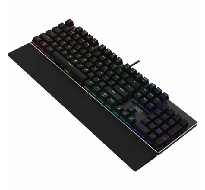 Клавіатура AOC GK500 RGB Outemu Red USB Black (GK500DR2R)