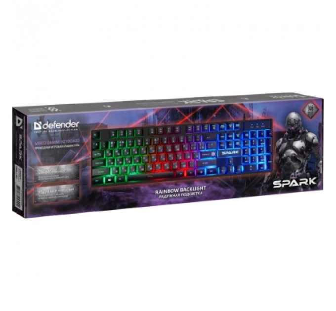 Клавіатура Defender Spark GK-300L USB UA Black (45302)