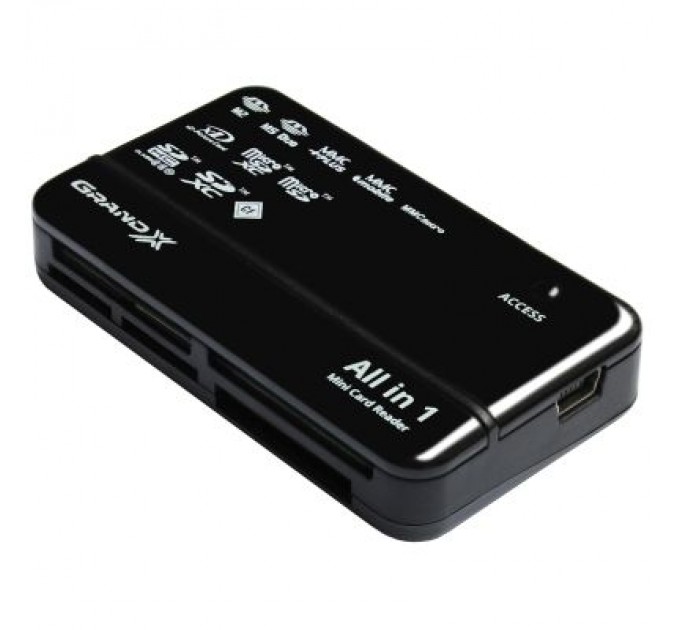 Зчитувач флеш-карт Grand-X CRX05Black