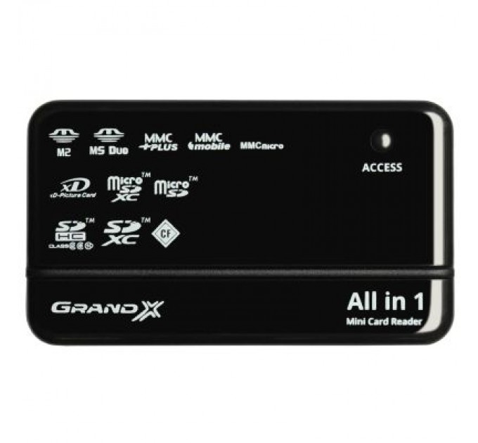 Зчитувач флеш-карт Grand-X CRX05Black