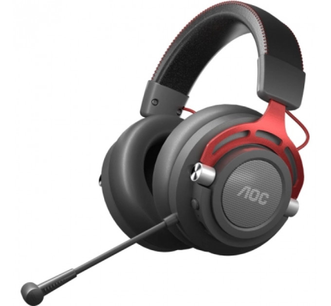 Навушники AOC GH401 50 мм Wireless/3.5мм/USB Multi Platform connect Black (GH401)