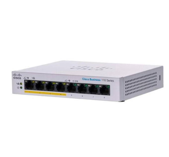 Cisco Комутатор мережевий Cisco CBS110-8PP-D-EU