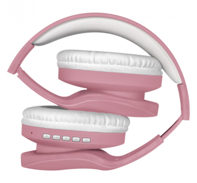 Навушники Defender FreeMotion B525 Bluetooth Pink-White (63528)
