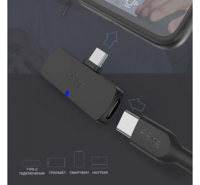 Мікрофон Fifine M6 Wireless Black (M6)