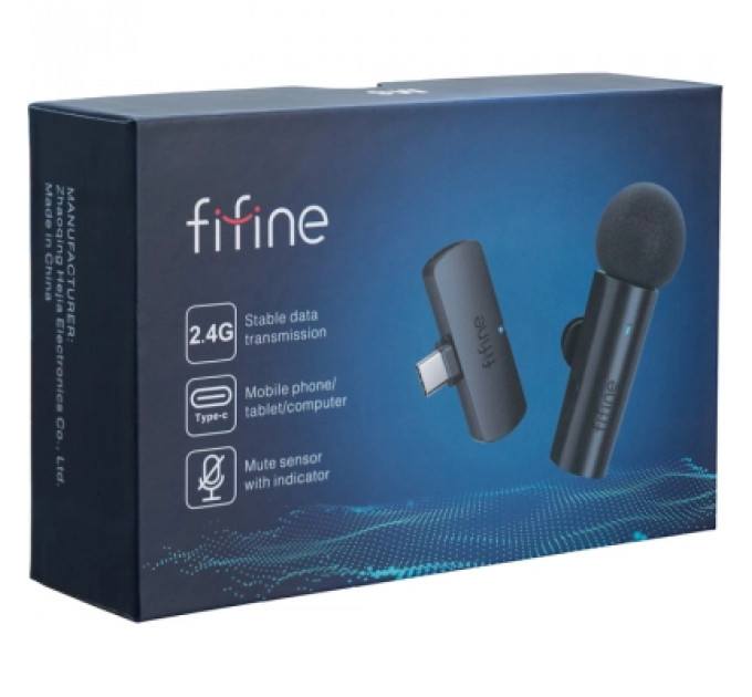 Мікрофон Fifine M6 Wireless Black (M6)