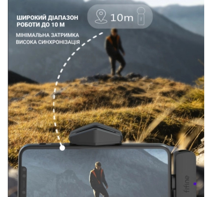 Мікрофон Fifine M6 Wireless Black (M6)
