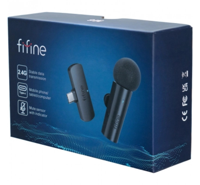 Мікрофон Fifine M6 Wireless Black (M6)