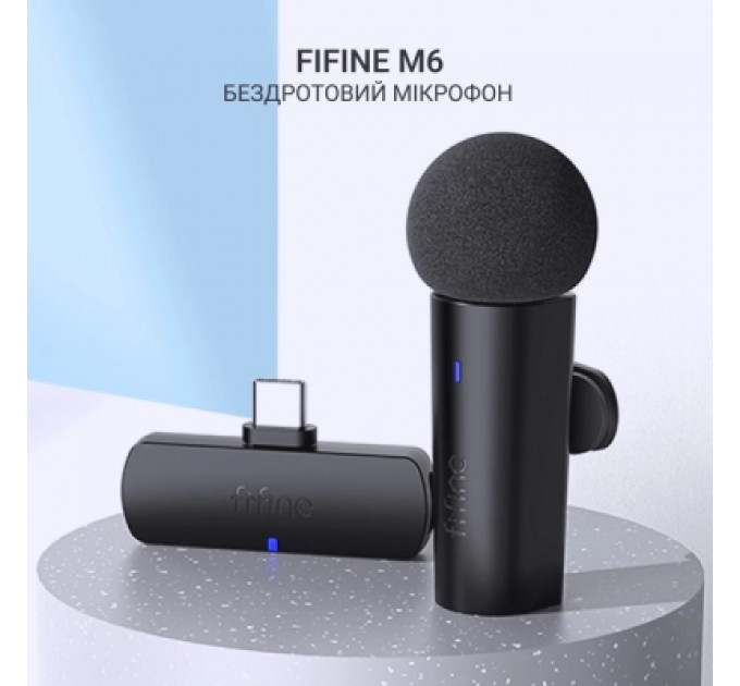 Мікрофон Fifine M6 Wireless Black (M6)