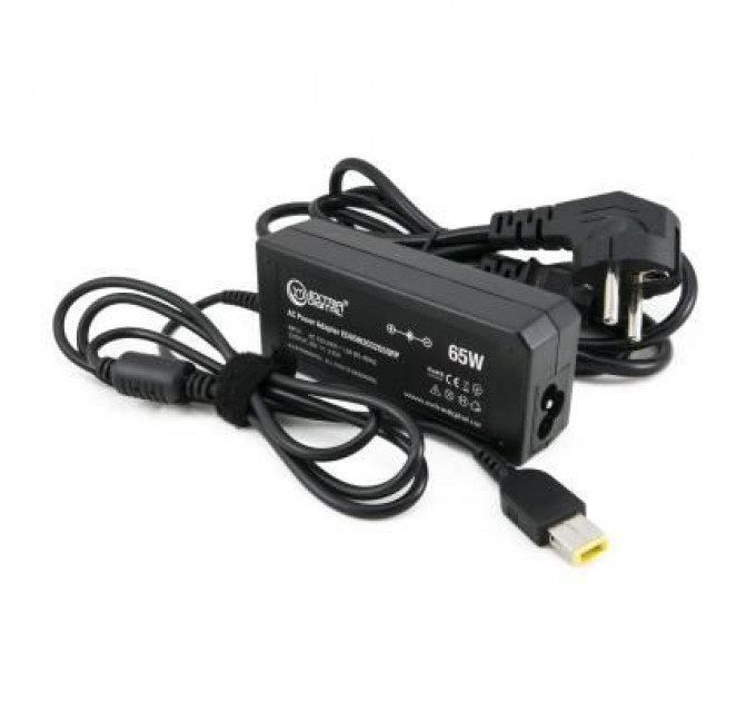 Блок живлення до ноутбуку Extradigital Lenovo 20V, 3.25A, 65W (11x4.5 Rectangular) (PSL3840)