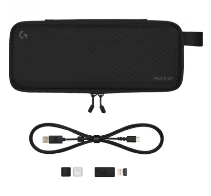 Клавіатура Logitech G Pro X 60 Lightspeed GX Tactile Wireless/Bluetooth UA Black (920-011911)