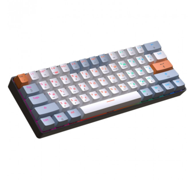 Клавіатура GamePro MK130R Hot-Swap Red Swich RGB USB UA Black (MK130R)