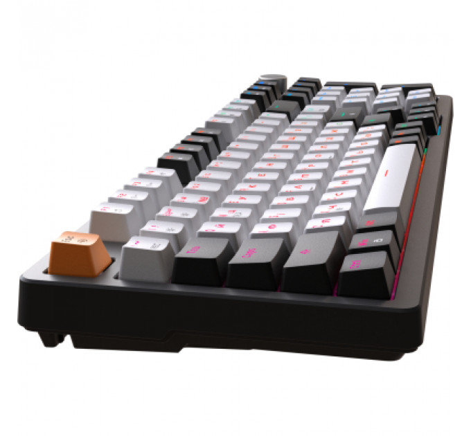 Клавіатура GamePro MK170B Hot-Swap Red Swich RGB USB UA Black (MK170B)