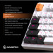 Клавіатура GamePro MK170W Hot-Swap Red Swich RGB USB UA White (MK170W)