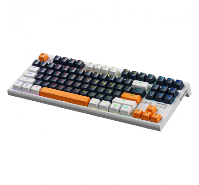 Клавіатура GamePro MK180W Hot-Swap Red Swich RGB USB UA White (MK180W)