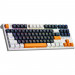 Клавіатура GamePro MK180W Hot-Swap Red Swich RGB USB UA White (MK180W)