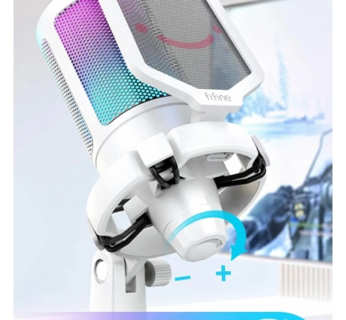 Мікрофон Fifine A6TW USB White (A6TW)