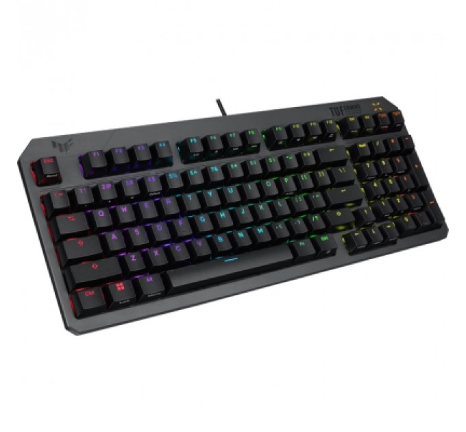 Клавіатура ASUS TUF Gaming K3 Gen II Opti-Mech RGB Red Switches USB UA Black (90MP0390-BKMA00)
