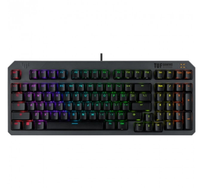 Клавіатура ASUS TUF Gaming K3 Gen II Opti-Mech RGB Red Switches USB UA Black (90MP0390-BKMA00)