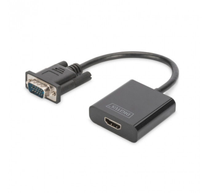 Перехідник VGA to HDMI (M/F), Full HD Digitus (DA-70473)