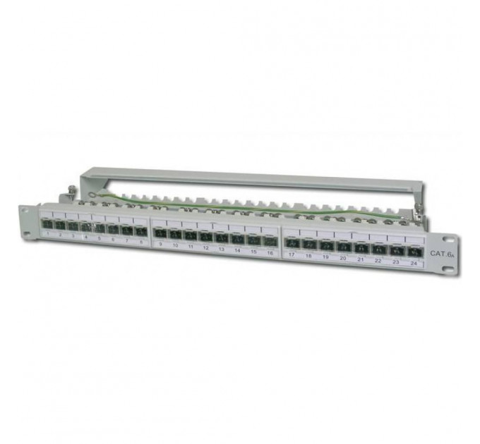 Патч-панель Digitus 19" 1U 24 порта 6a FTP в сборе (DN-91624S-EA)