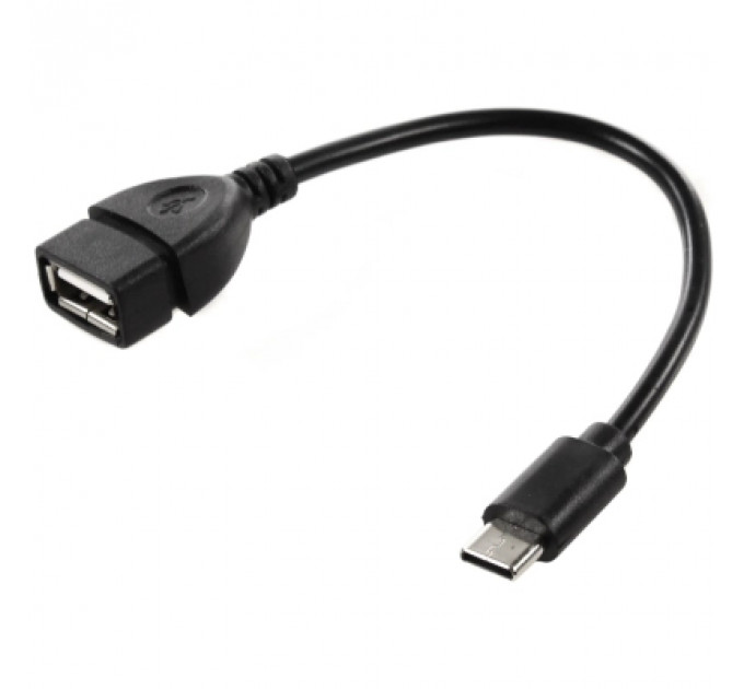 Перехідник OTG USB 2.0 AF to Micro 5P YT Black Blister Voltronic (37681)