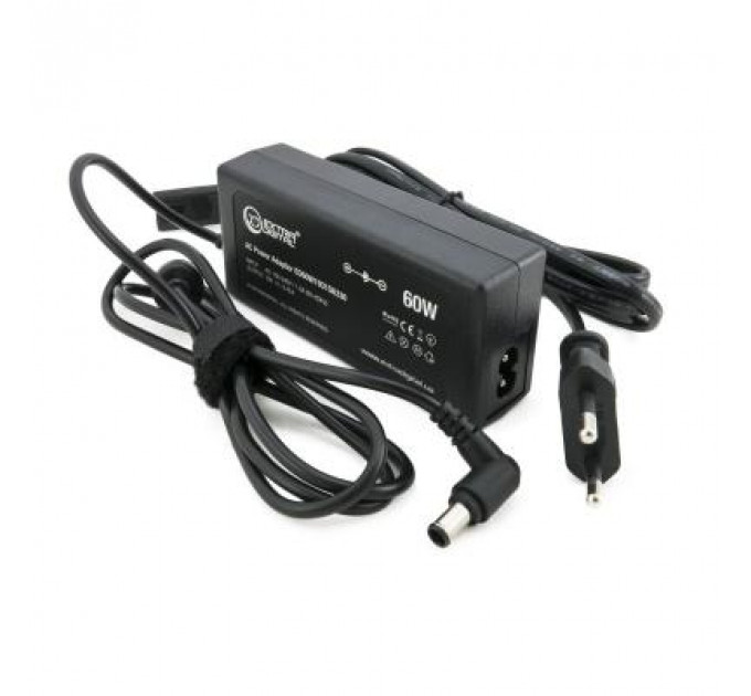 Блок живлення до ноутбуку Extradigital Toshiba 19V, 3.16A, 60W (6.3x3.0) (PST3846)