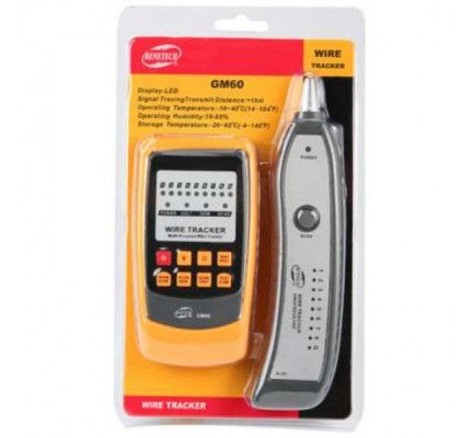 Benetech Тестер кабельний Benetech багатофункціональний (GM60)