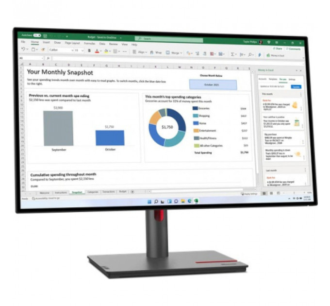 Монітор Lenovo P27q-30 (63A2GAT1UA)