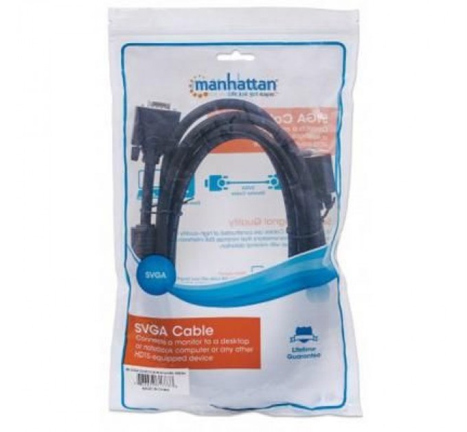 Manhattan Кабель мультимедійний VGA 3.0m Manhattan (317733)