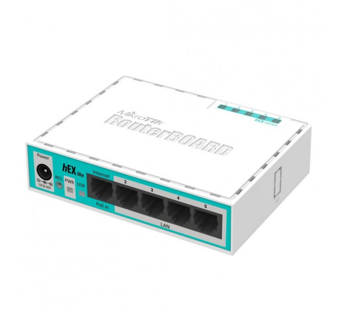 Маршрутизатор Mikrotik hEX lite (RB750r2)