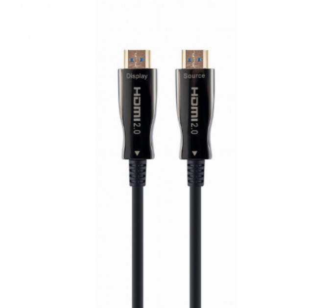 Кабель мультимедійний HDMI to HDMI 50.0m V.2.0 4K 60Hz AOC Cablexpert (CCBP-HDMI-AOC-50M-02)