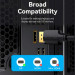 Кабель мультимедійний DisplayPort to DisplayPort 1.5m V1.2 4K 60Hz 3D Dolby 7.1 Vention (HAKBG)