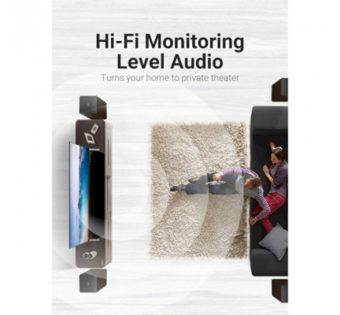 Кабель мультимедійний HDMI to HDMI 2.0m V2.1 8K 60Hz Silver Metal Type Vention (ALCIH)
