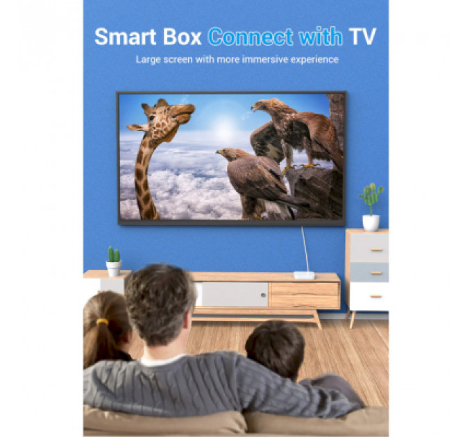Кабель мультимедійний HDMI to HDMI 3.0m V2.0 4K 60Hz Silver Metal Type Vention (AABII)