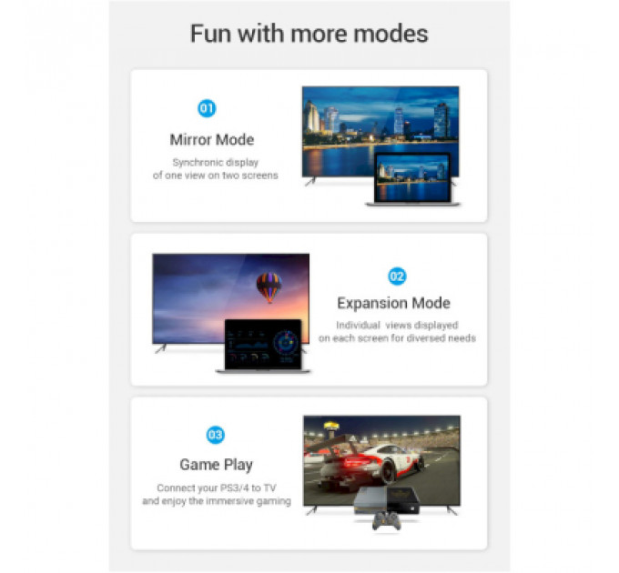Кабель мультимедійний HDMI to HDMI 10.0m V2.0 Engineering 4K 60Hz 18Gbps HD 7.1 PVC Black Vention (AAMBL)