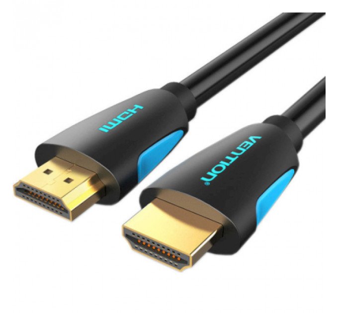 Кабель мультимедійний HDMI to HDMI 15.0m V2.0 4K 30Hz PVC Vention (VAA-M02-B1500)