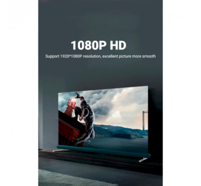 Кабель мультимедійний VGA 15M-15M 1.5m ferrite Vention (DAEBG)