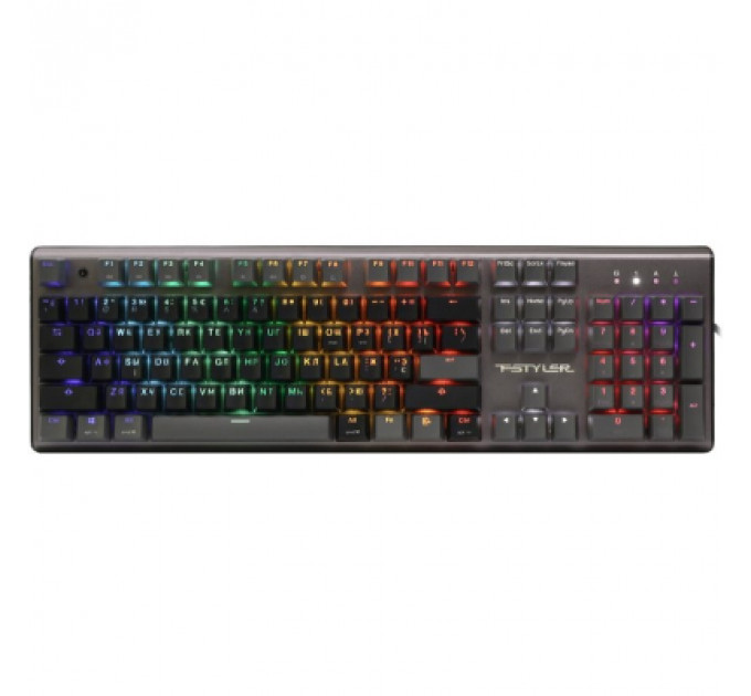 Клавіатура A4Tech FS100 RGB FS Switch USB Stone Black (4711422003925)