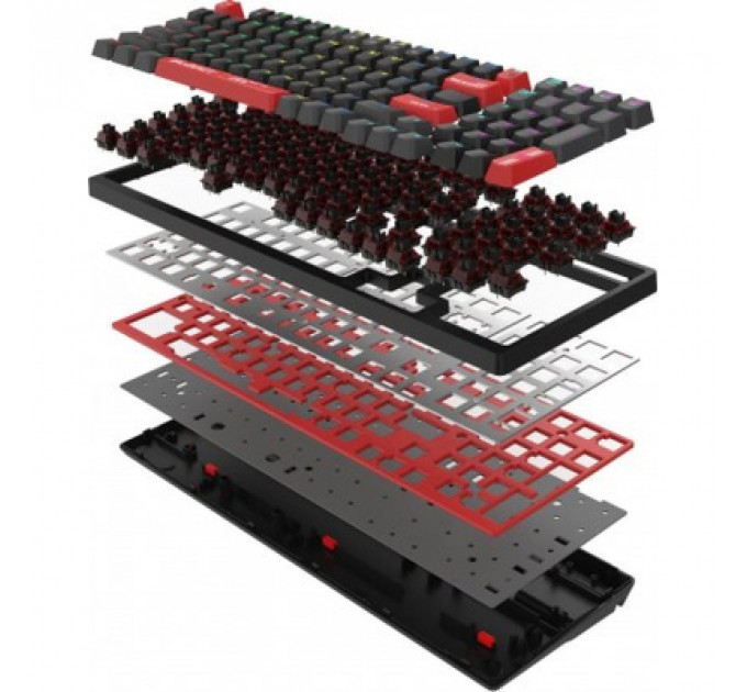 Клавіатура A4Tech Bloody S98 RGB BLMS Red USB Bloody Red (4711421991674)
