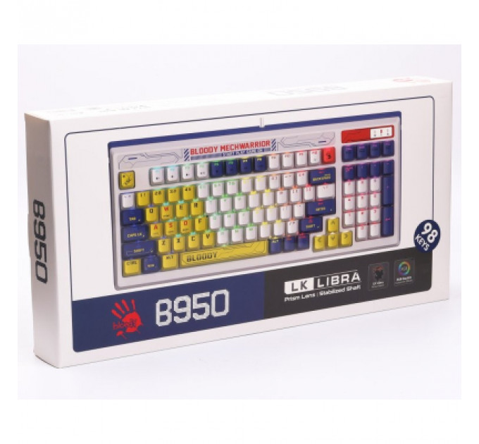 Клавіатура A4Tech Bloody B950 RGB LK Libra USB Warrior Blue (4711421995382)