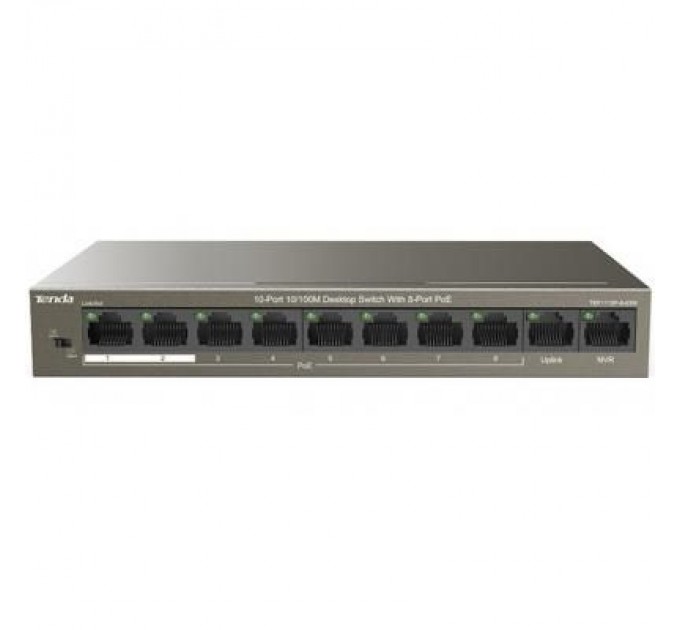 Комутатор мережевий Tenda TEF1110P-8-63W
