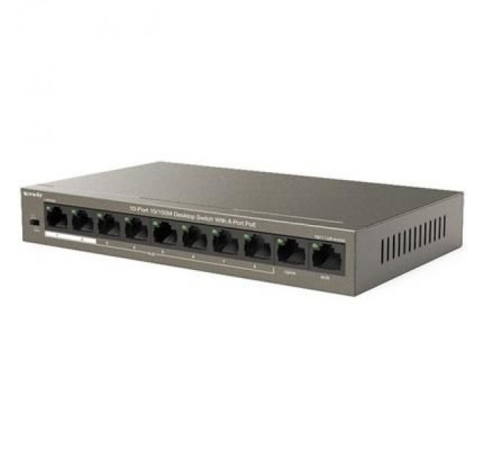 Комутатор мережевий Tenda TEF1110P-8-63W