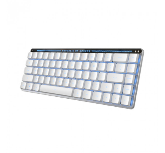 Клавіатура ASUS ROG Falchion RX Low Profile Red Wireless/Bluetooth/USB UA White (90MP03EC-BKMA10)