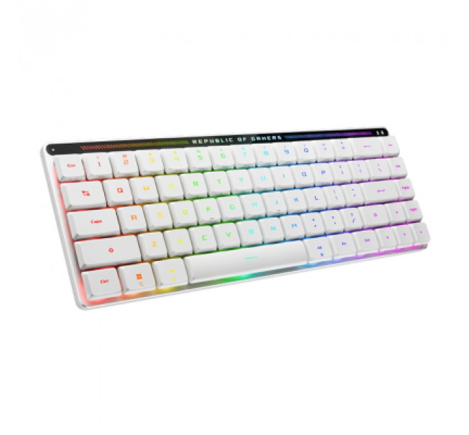 Клавіатура ASUS ROG Falchion RX Low Profile Red Wireless/Bluetooth/USB UA White (90MP03EC-BKMA10)