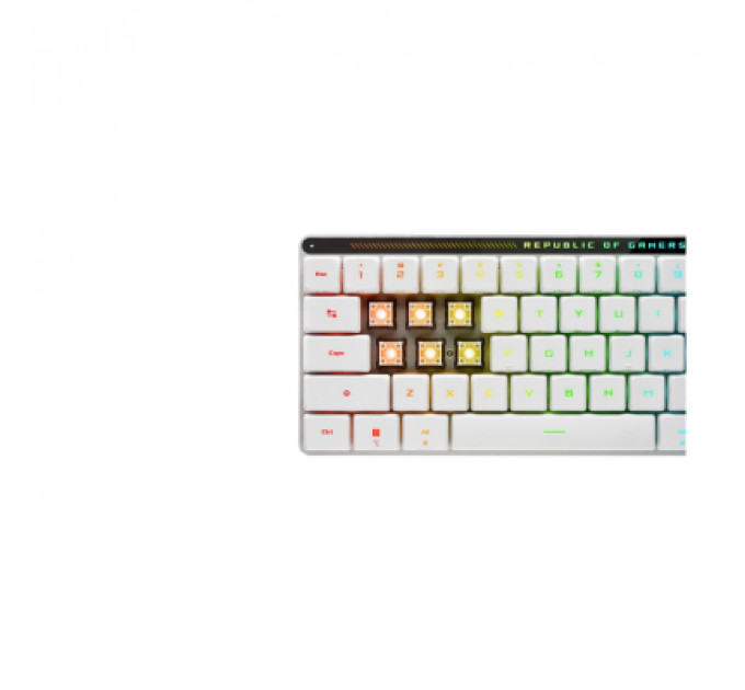Клавіатура ASUS ROG Falchion RX Low Profile Red Wireless/Bluetooth/USB UA White (90MP03EC-BKMA10)
